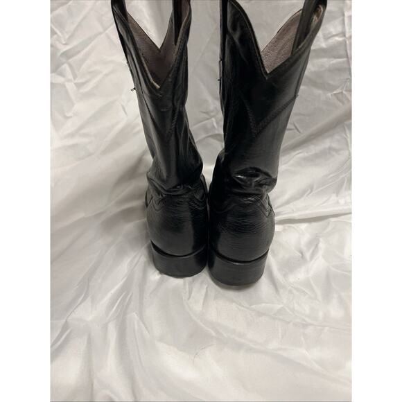Cowtown Boots Black Leather 6.5 main image 4